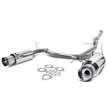 Load image into Gallery viewer, 98-02 Honda Accord V6 Dual Burnt Tip Catback Exhaust Stainless Steel