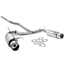 Load image into Gallery viewer, 98-02 Honda Accord V6 Dual Burnt Tip Catback Exhaust Stainless Steel