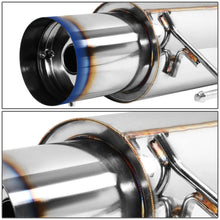 Load image into Gallery viewer, 98-02 Honda Accord V6 Dual Burnt Tip Catback Exhaust Stainless Steel