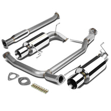 Load image into Gallery viewer, 98-02 Honda Accord V6 Dual Rolled Tip Catback Exhaust Stainless Steel