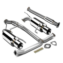 Load image into Gallery viewer, 98-02 Honda Accord V6 Dual Rolled Tip Catback Exhaust Stainless Steel