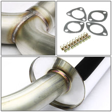 Load image into Gallery viewer, 98-02 Honda Accord V6 Dual Rolled Tip Catback Exhaust Stainless Steel
