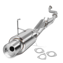 Load image into Gallery viewer, 01-05 Honda Civic EX Catback Exhaust Single Tip Stainless Steel