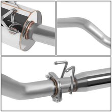 Load image into Gallery viewer, 01-05 Honda Civic EX Catback Exhaust Single Tip Stainless Steel