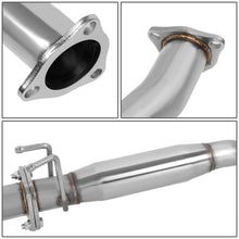 Load image into Gallery viewer, 01-05 Honda Civic EX Catback Exhaust Single Tip Stainless Steel