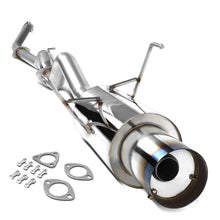 Load image into Gallery viewer, 2001-2005 Honda Civic Single Burnt Tip Catback Exhaust Stainless Steel