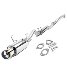 Load image into Gallery viewer, 2001-2005 Honda Civic Single Burnt Tip Catback Exhaust Stainless Steel