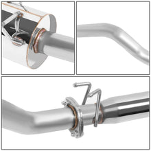 Load image into Gallery viewer, 2001-2005 Honda Civic Single Burnt Tip Catback Exhaust Stainless Steel