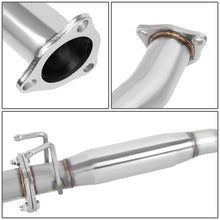 Load image into Gallery viewer, 2001-2005 Honda Civic Single Burnt Tip Catback Exhaust Stainless Steel