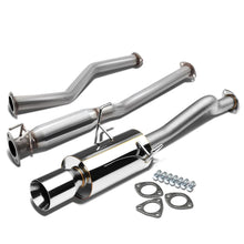 Load image into Gallery viewer, 01-05 Honda Civic EX Single Rolled Tip Catback Exhaust - Stainless Steel