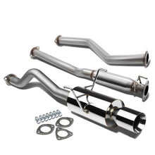 Load image into Gallery viewer, 01-05 Honda Civic EX Single Rolled Tip Catback Exhaust - Stainless Steel