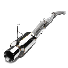 Load image into Gallery viewer, 01-05 Honda Civic EX Single Rolled Tip Catback Exhaust - Stainless Steel