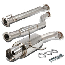 Load image into Gallery viewer, 2002-2005 Honda Civic SI Single Tip Catback Exhaust - Stainless Steel