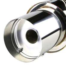 Load image into Gallery viewer, 2002-2005 Honda Civic SI Single Tip Catback Exhaust - Stainless Steel