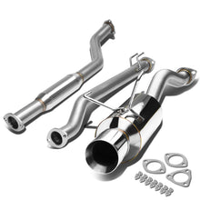 Load image into Gallery viewer, 02-05 Honda Civic SI Single Rolled Tip Catback Exhaust Stainless Steel