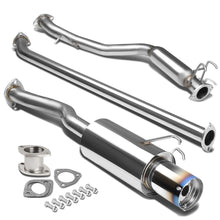 Load image into Gallery viewer, 06-08 Honda Civic EX Catback Exhaust Single Burnt Tip Stainless Steel