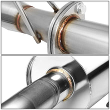 Load image into Gallery viewer, 06-08 Honda Civic EX Catback Exhaust Single Burnt Tip Stainless Steel