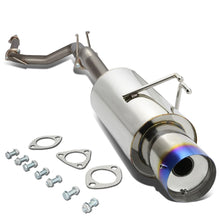 Load image into Gallery viewer, 2006-2008 Honda Civic SI Catback Exhaust Single Burnt Tip Stainless Steel