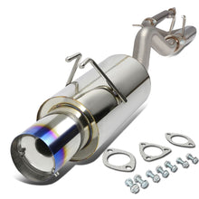 Load image into Gallery viewer, 2006-2008 Honda Civic SI Catback Exhaust Single Burnt Tip Stainless Steel