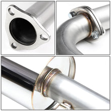 Load image into Gallery viewer, 88-91 Honda Civic 4-Door Catback Exhaust Single Tip Stainless Steel