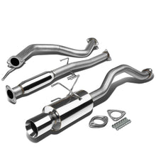 Load image into Gallery viewer, 92-00 Honda Civic Catback Exhaust Single Rolled Tip Stainless Steel