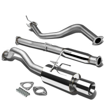 Load image into Gallery viewer, 92-00 Honda Civic Catback Exhaust Single Rolled Tip Stainless Steel