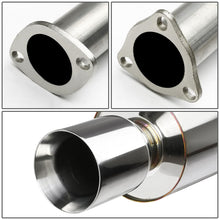 Load image into Gallery viewer, 92-00 Honda Civic Catback Exhaust Single Rolled Tip Stainless Steel
