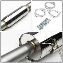 Load image into Gallery viewer, 92-00 Honda Civic Catback Exhaust Single Rolled Tip Stainless Steel