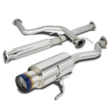 Load image into Gallery viewer, 92-95 Honda Civic 3-Door Catback Exhaust Single Burnt Tip Stainless Steel