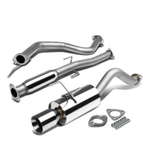 Load image into Gallery viewer, 92-95 Honda Civic 3-Door Catback Exhaust Single Rolled Tip Stainless Steel