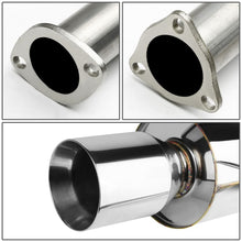 Load image into Gallery viewer, 92-95 Honda Civic 3-Door Catback Exhaust Single Rolled Tip Stainless Steel