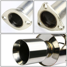 Load image into Gallery viewer, 96-00 Honda Civic 3-Door Catback Exhaust Single Rolled Tip Stainless Steel