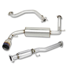 Load image into Gallery viewer, 88-91 Honda CRX Single Burnt Tip Catback Exhaust Stainless Steel
