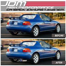 Load image into Gallery viewer, 1993-1997 Honda Del Sol Catback Exhaust Single Burnt Tip Stainless Steel