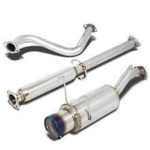 Load image into Gallery viewer, 1993-1997 Honda Del Sol Catback Exhaust Single Burnt Tip Stainless Steel