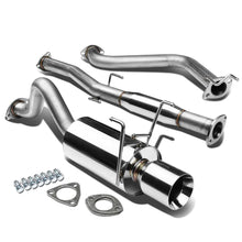 Load image into Gallery viewer, 1993-1997 Honda Del Sol Single Rolled Tip Catback Exhaust - Stainless Steel
