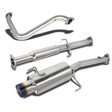 Load image into Gallery viewer, 92-96 Honda Prelude Catback Exhaust Single Burnt Tip Stainless Steel