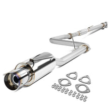 Load image into Gallery viewer, 97-01 Honda Prelude Single Burnt Tip Catback Exhaust Stainless Steel