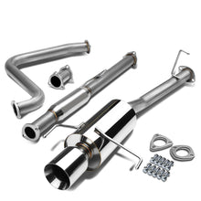 Load image into Gallery viewer, 1997-2001 Honda Prelude Single Rolled Tip Catback Exhaust - Stainless Steel