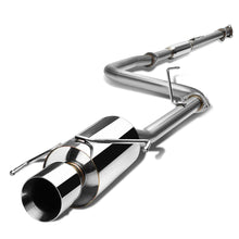 Load image into Gallery viewer, 1997-2001 Honda Prelude Single Rolled Tip Catback Exhaust - Stainless Steel