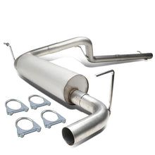 Load image into Gallery viewer, 2007-2011 Jeep Wrangler Single Tip Catback Exhaust System Stainless Steel