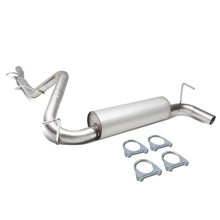 Load image into Gallery viewer, 2007-2011 Jeep Wrangler Single Tip Catback Exhaust System Stainless Steel