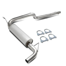 Load image into Gallery viewer, 2007-2011 Jeep Wrangler Single Tip Catback Exhaust System Stainless Steel