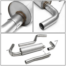 Load image into Gallery viewer, 2007-2011 Jeep Wrangler Single Tip Catback Exhaust System Stainless Steel