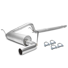 Load image into Gallery viewer, 2007-2011 Jeep Wrangler 4DR Single Tip Catback Exhaust - Stainless Steel