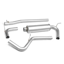 Load image into Gallery viewer, 2007-2011 Jeep Wrangler 4DR Single Tip Catback Exhaust - Stainless Steel
