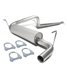 Load image into Gallery viewer, 2012-2017 Jeep Wrangler Single Catback Exhaust System Stainless Steel