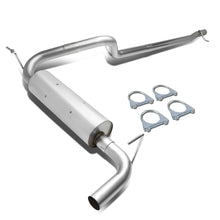 Load image into Gallery viewer, 2012-2017 Jeep Wrangler Single Catback Exhaust System Stainless Steel