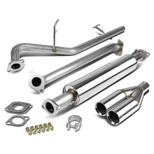 Load image into Gallery viewer, 2006-2011 Kia Rio Dual Rolled Tip Catback Exhaust Stainless Steel