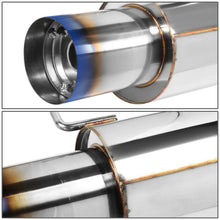 Load image into Gallery viewer, 00-05 Mitsubishi Eclipse V6 Catback Exhaust Single Burnt Tip Stainless Steel